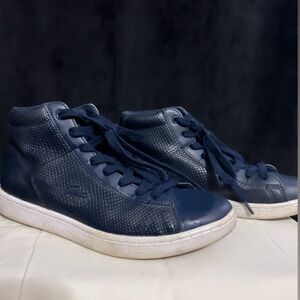 Lacoste navy blue sneakers